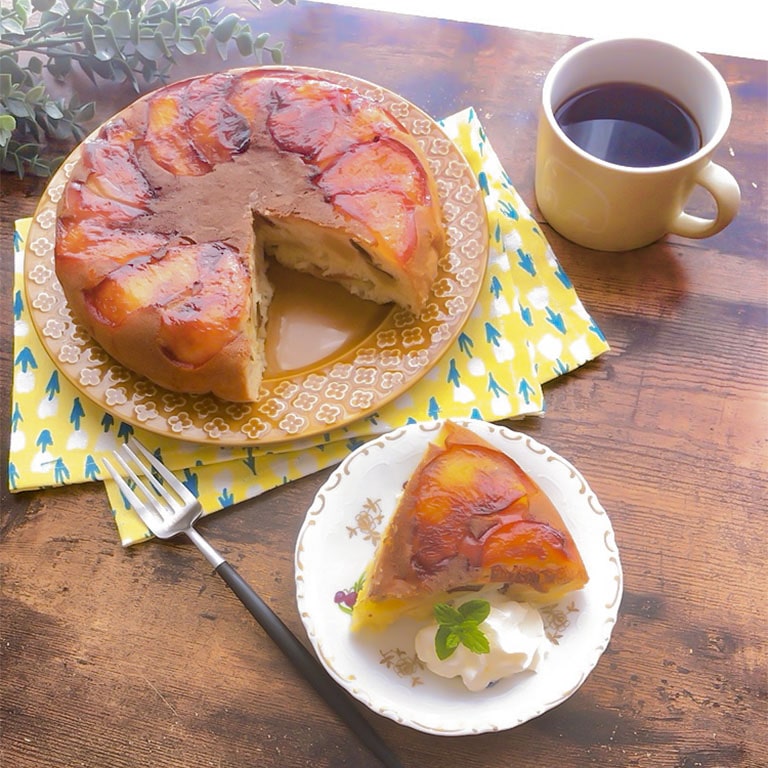 火を使わない魔法の料理 炊飯器で作るりんごとさつまいもの炊飯器ケーキのレシピ